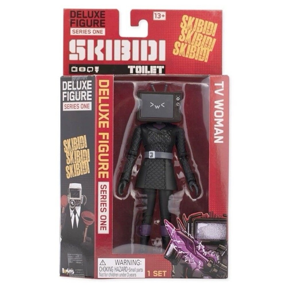 Skibidi Toilet Deluxe TV Woman 6” Figure – Official Licensed Collectible